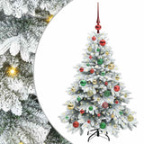 Albero di Natale artificiale con 150 LED Bianco 120 cm PE e PVC