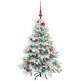 Albero di Natale artificiale con 150 LED Bianco 120 cm PE e PVC