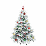 Albero di Natale artificiale con 150 LED Bianco 120 cm PE e PVC