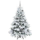 Albero di Natale artificiale con 150 LED Bianco 150 cm PE e PVC