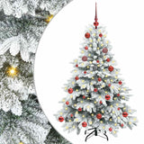 Albero di Natale artificiale con 150 LED Bianco 150 cm PE e PVC