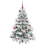Albero di Natale artificiale con 150 LED Bianco 150 cm PE e PVC
