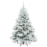 Albero di Natale artificiale con 150 LED Bianco 150 cm PE e PVC