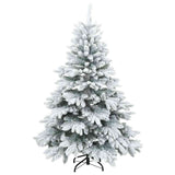 Albero di Natale artificiale con 150 LED Bianco 150 cm PE e PVC