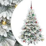 Albero di Natale artificiale con 150 LED Bianco 150 cm PE e PVC
