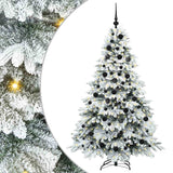 Albero di Natale artificiale con 300 LED Bianco 180 cm PE e PVC