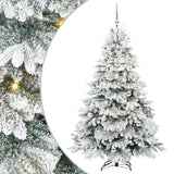 Albero di Natale artificiale con 300 LED Bianco 180 cm PE e PVC