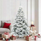 Albero di Natale artificiale con 300 LED Bianco 180 cm PE e PVC