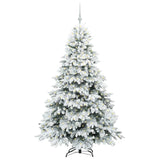 Albero di Natale artificiale con 300 LED Bianco 180 cm PE e PVC