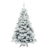 Albero di Natale artificiale con 300 LED Bianco 180 cm PE e PVC