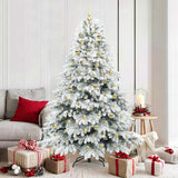 Albero di Natale artificiale con 300 LED Verde 180 cm PE e PVC