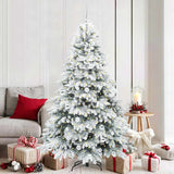 Albero di Natale artificiale con 300 LED Bianco 180 cm PE e PVC