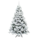 Albero di Natale artificiale con 300 LED Bianco 180 cm PE e PVC