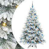 Albero di Natale artificiale con 300 LED Bianco 180 cm PE e PVC