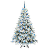 Albero di Natale artificiale con 300 LED Bianco 180 cm PE e PVC