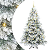 Albero di Natale artificiale con 300 LED Bianco 210 cm PE e PVC