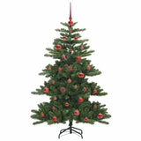 Albero di Natale Artificiale con Rami Pieghevoli Verde 150 cm