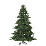 Albero di Natale Artificiale con Rami Pieghevoli Verde 210 cm