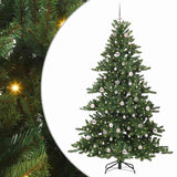 Albero di Natale Artificiale con Rami Pieghevoli 210 cm PVC
