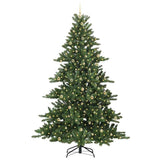 Albero di Natale Artificiale con Rami Pieghevoli Verde 240 cm
