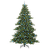 Albero di Natale Artificiale con Rami Pieghevoli Verde 240 cm