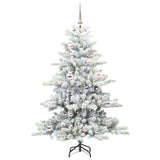 Albero di Natale Artificiale con Rami Pieghevoli Bianco 150 cm