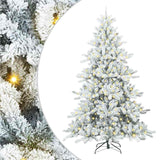 Albero di Natale Artificiale con Rami Pieghevoli Bianco 240 cm