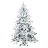 Albero di Natale Artificiale con Rami Pieghevoli Bianco 240 cm