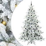 Albero di Natale Artificiale con Rami Pieghevoli Bianco 240 cm