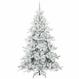 Albero di Natale Artificiale con Rami Pieghevoli Bianco 240 cm