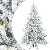 Albero di Natale Artificiale con Rami Pieghevoli Bianco 240 cm