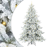 Albero di Natale Artificiale con Rami Pieghevoli Bianco 240 cm