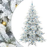 Albero di Natale Artificiale con Rami Pieghevoli Bianco 240 cm