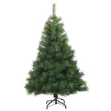 Albero di Natale artificiale con 150 LED Verde 120 cm PE e PVC