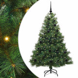 Albero di Natale artificiale con 150 LED Verde 150 cm PE e PVC