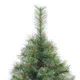 Albero di Natale artificiale con 150 LED Verde 150 cm PE e PVC