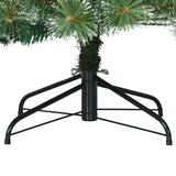 Albero di Natale artificiale con 300 LED Verde 180 cm PE e PVC