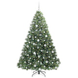 Albero di Natale artificiale con 300 LED Verde 180 cm PE e PVC