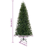 Albero di Natale artificiale Verde 240 cm PVC, PE e acciaio