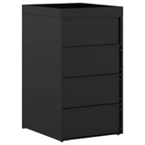 Deposito per bidone con tetto da fioriera per bidone singolo da 240L