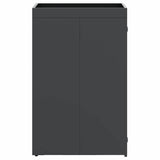 Deposito per bidone con tetto da fioriera per bidone singolo da 240L