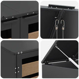 Magazzino per contenitori con coperchio sollevabile a gas per contenitore da 240L