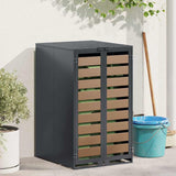 Magazzino per contenitori con coperchio sollevabile a gas per contenitore da 240L