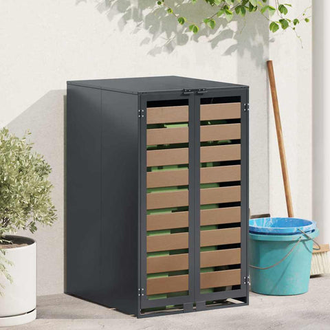 Magazzino per contenitori con coperchio sollevabile a gas per contenitore da 240L