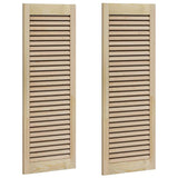 Porta per Armadio con porta 2 pcs Naturale 110 x 2,1 x 39,5 cm
