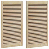 Porta per Armadio con porta 2 pcs Naturale 110 x 2,1 x 59,5 cm
