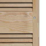 Porta per Armadio Naturale 140,5 x 2,1 x 39,5 cm Pino massello