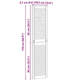 Porta per Armadio con porta Naturale 140.5 x 2.1 x 49.5 cm