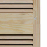 Porta per Armadio Naturale 201 x 2,1 x 49,5 cm Pino massello