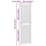 Porta per Armadio con porta Naturale 140.5 x 2.1 x 49.5 cm